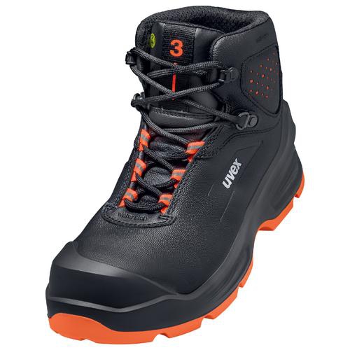 UVEX 3 Sicherheits-Stiefel Gr. 38 W11 S3 ESD SR schw/orange 6873.2