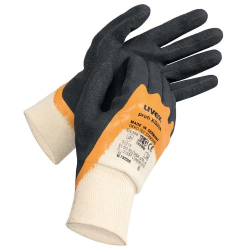 UVEX Montage-Handschuh profi XG20A Nitril, orange/schwarz, Gr. 7, 6055.8