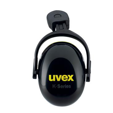 UVEX Helm-Kapsel-Gehörschutz pheos K2P SNR30dB schwarz/gelb Bajonett, 2600.214