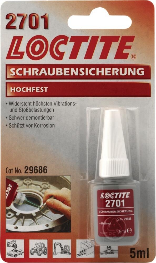 2701 Hochfeste Schraubensicherung 50 ml Flasche