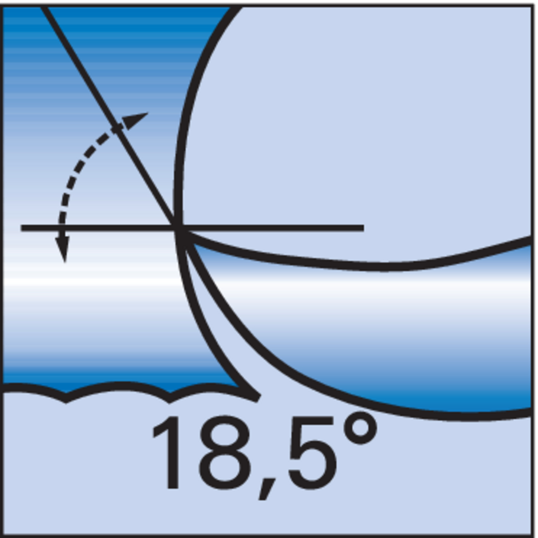 FORMAT Einzahnfräser WN TiN2 HSSE 10 mm für Alu