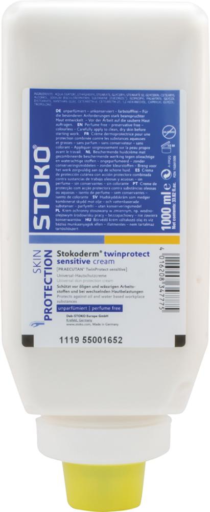 SC JOHNSON Hautschutzcreme Stokoderm UNIVERSAL PURE, 1.000 ml Softfl., 34778