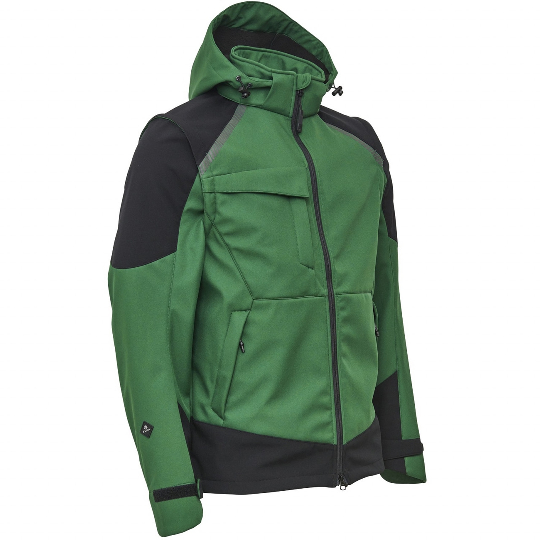 ELKA WorkingXtreme Softshelljacke 117300 Farbe: grün/schwarz  Größe: S