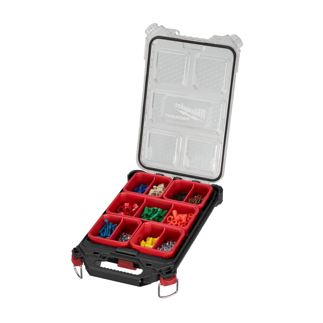 MILWAUKEE Packout Organiser Slim Compact inkl. Sortierboxen