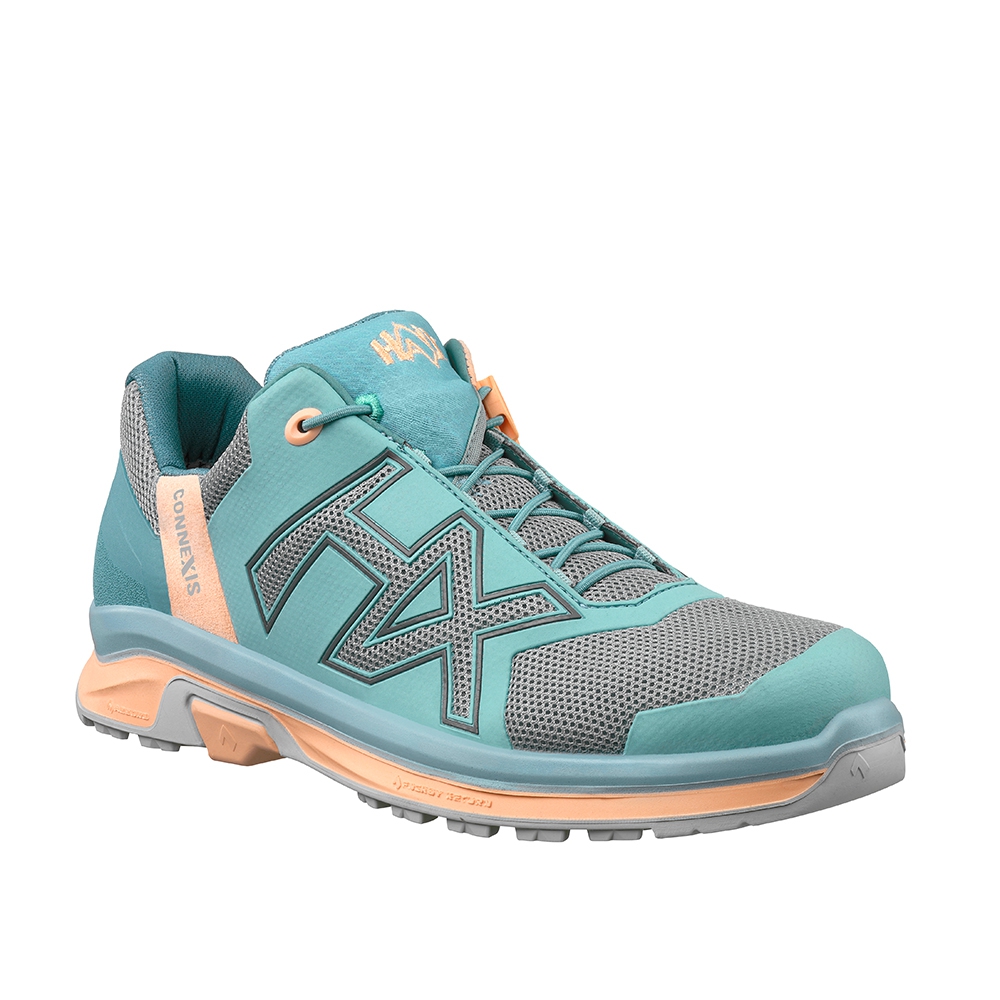 HAIX Halbschuh CONNEXIS Go GTX Ws low mint-coral Gr. 37 (UK 4,5)