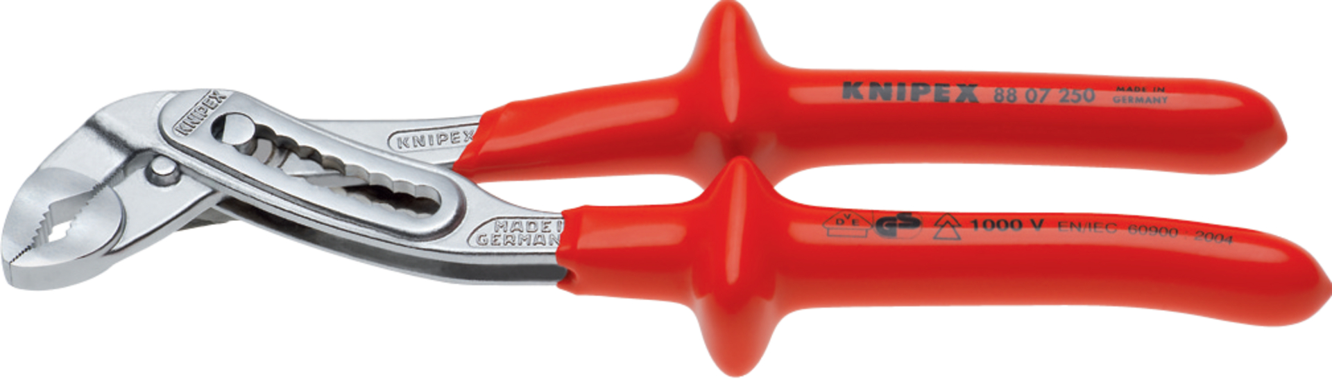 KNIPEX 88 07 250 Alligator VDE Wasserpumpenzange tauchisol verc. 250 mm