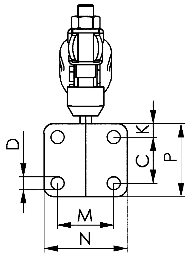 Waagrecht - Spanner 6833 Gr. 2 AMF