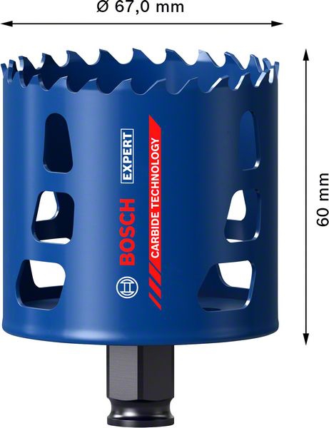 BOSCH Lochsäge EXPERT ToughMaterial 67 mm