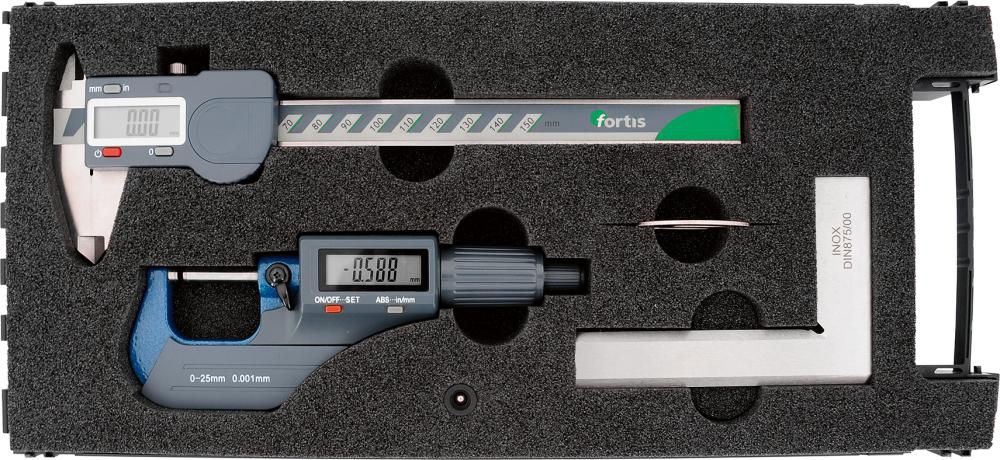 Messzeugsatz 3-teilig digital FORTIS