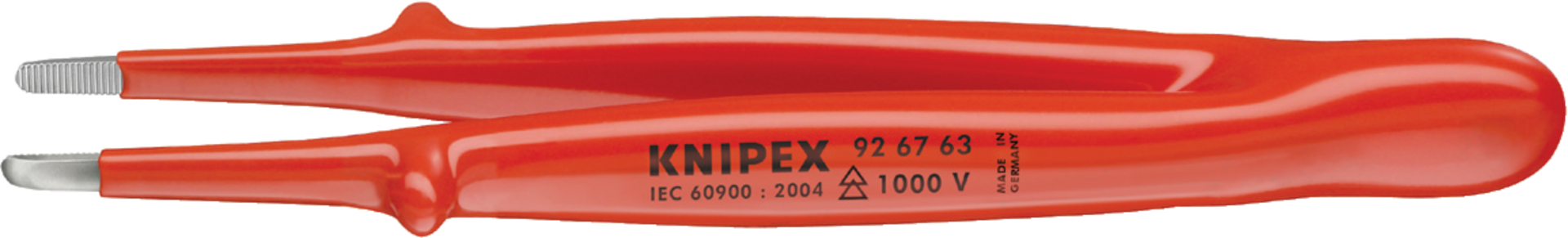 KNIPEX 92 67 63 Universalpinzette isoliert Glatt 145 mm