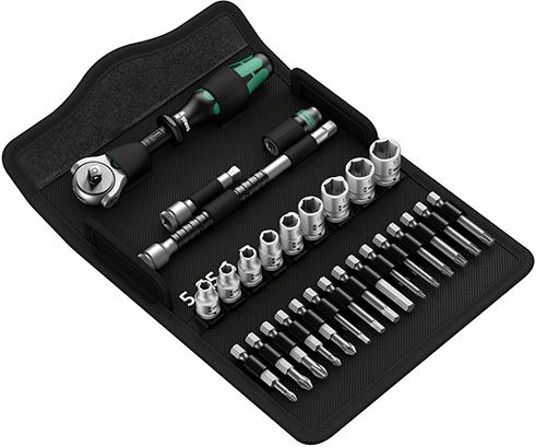 WERA 8100 SA All-in Zyklop Speed- Knarrensatz 1/4" Antrieb metrisch 003755