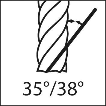 SL-Ratiofräser DIN 6527 - K VHM FIRE 6 mm Z 4 GÜHRING