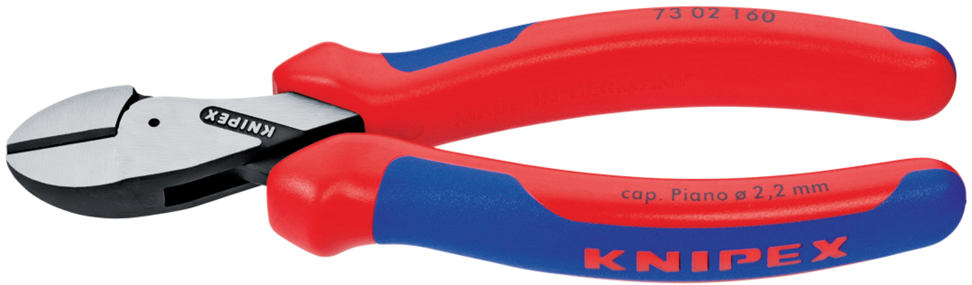 KNIPEX 73 05 160 X-Cut Kompakt- Seitenschneider hochüber. verchr. 160 mm