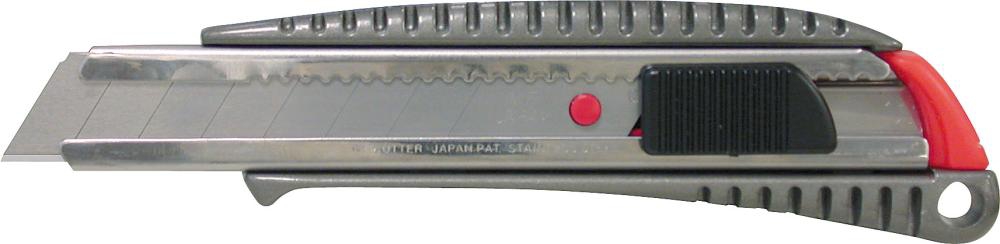 NT Ganzmetall-Cuttermesser 9 mm, mit Drucktaste, 1 Abbrechklinge