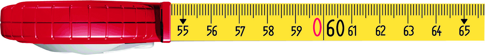 FORMAT Stahlbandmaß polyamidbeschichtet 30 m x 13 mm gelb