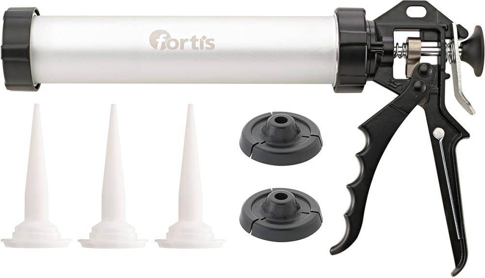 Kartuschenpistole Profi mit 3 Spitzen 310ml FORTIS