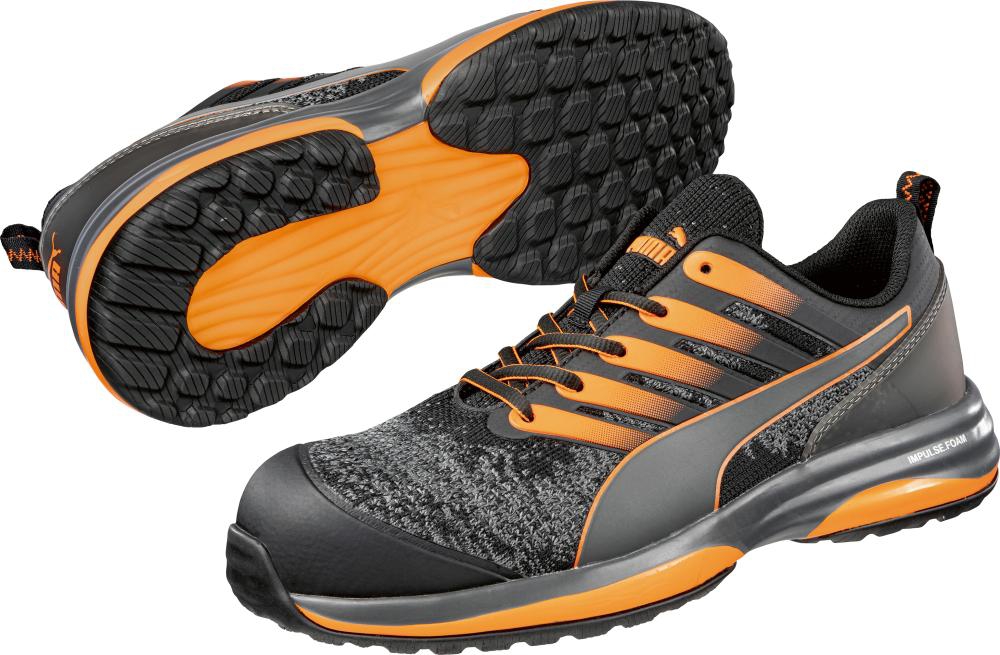 PUMA Halbschuh CHARGE ORANGE LOW ESD S1P, Größe 36