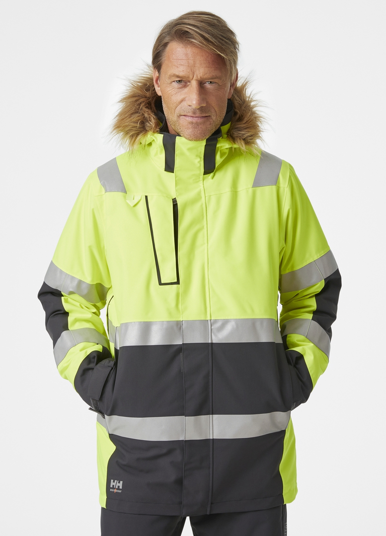 HELLY HANSEN ALNA 2.0 Winterparka 71393 yellow/ebony, Gr. XL