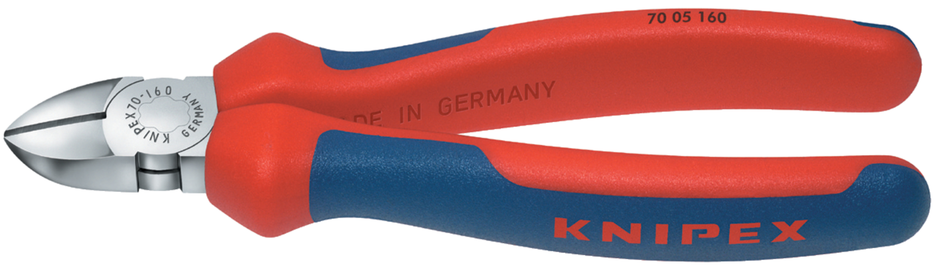 KNIPEX 70 05 180 Seitenschneider MK Hülle verchromt 180 mm