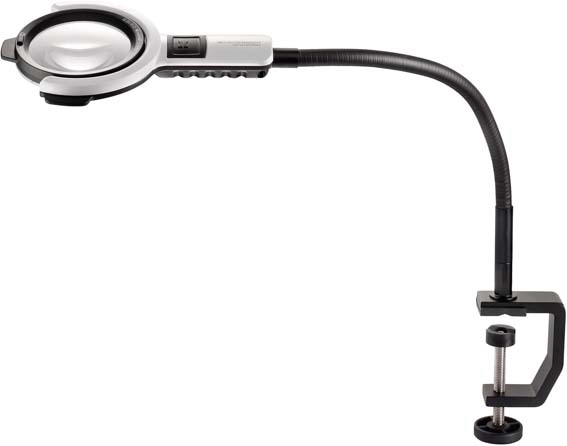 Lupenleuchte vario LED,flex600 Drm.:76 mm,2,5-fach,ESCHENBACH