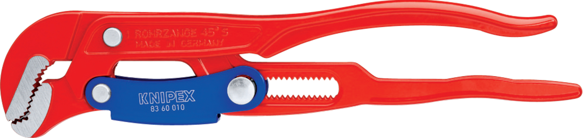 KNIPEX 83 60 015 Rohrzange S-Maul Schnelleinst.rot pulverbesch. 420 mm