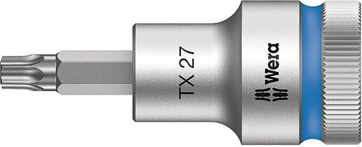 Schraubendr.-Einsatz 1/2" T27x 60mm Haltef.    Wera