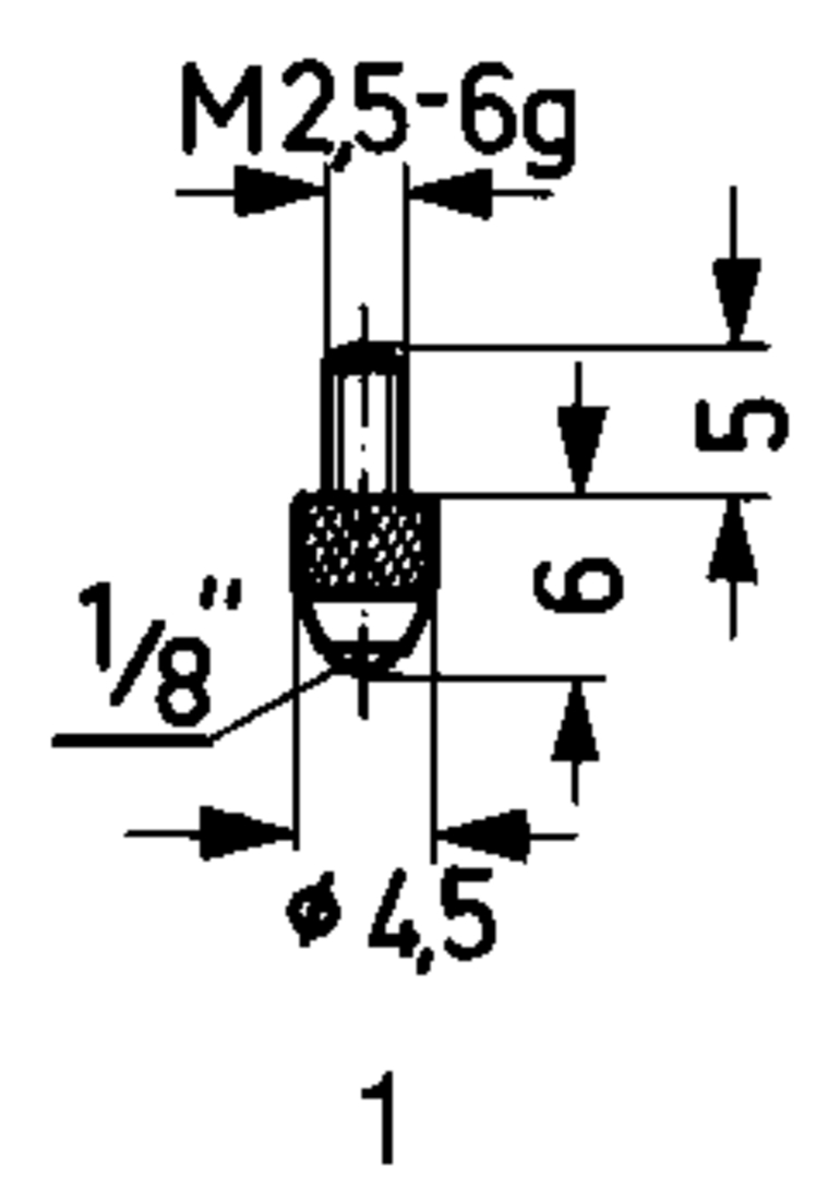 Messeinsatz Stahl Abb.11/20,0mm       Käfer