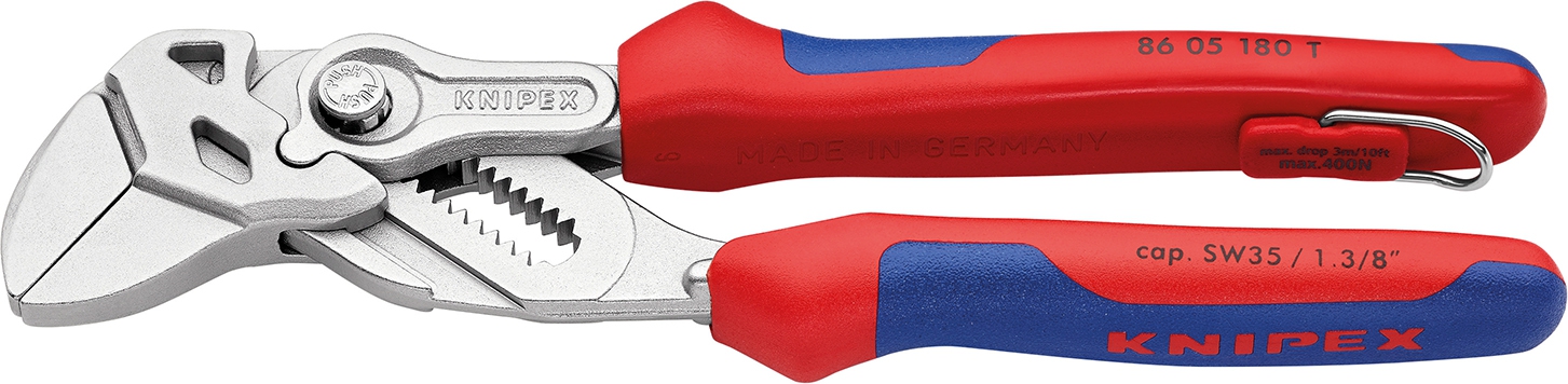 KNIPEX 86 05 250 Zangenschlüssel Mehrk. verchr. 250 mm