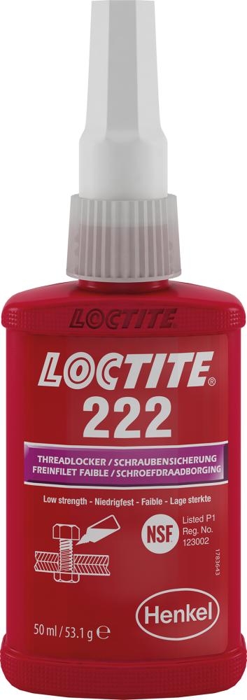 LOCTITE 222 Schraubensicherung 50ml Flasche