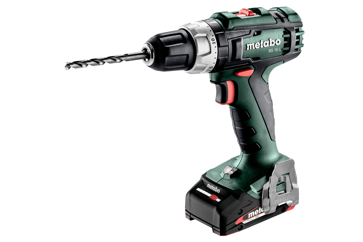 METABO Akku-Bohrschrauber BS 18 L, 2x2 Ah, Ladegerät, metaBOX 145