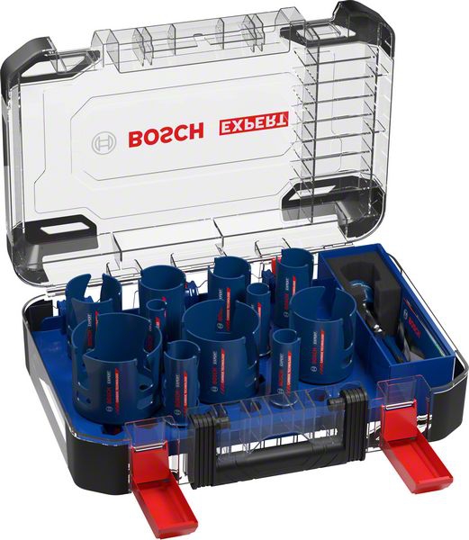 BOSCH Lochsägen-Set Expert Construction Mat. 20/22/25/32/35/40/44/51/60/68/76 mm