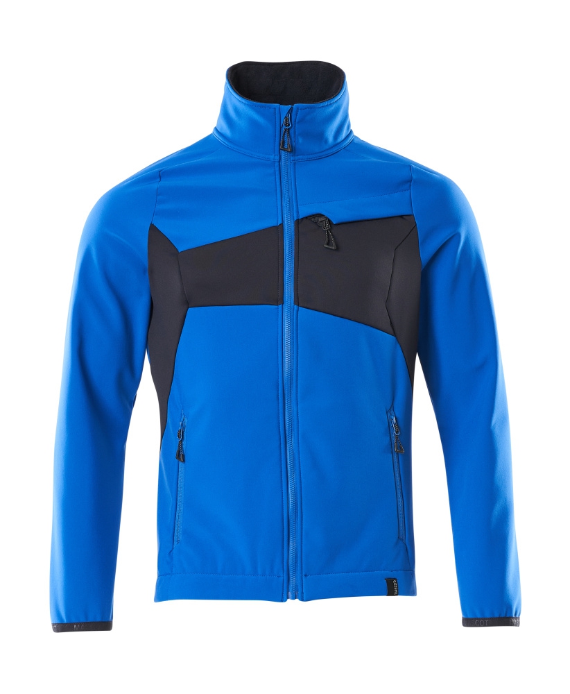 MASCOT Accelerate Softshell-Jacke Gr. L azurblau/schwarzblau 20102-253