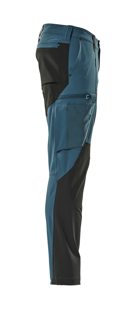 MASCOT Advanced Bundhose Ultim. Stretch Gr. 82C52 dunkelpetr./ schwarz 21679-311