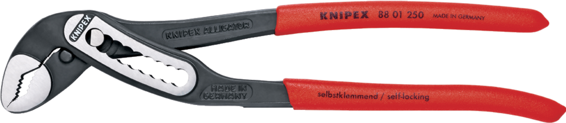 KNIPEX 88 01 250 Alligator Wasserpumpenzange KST überz atra. 250 mm