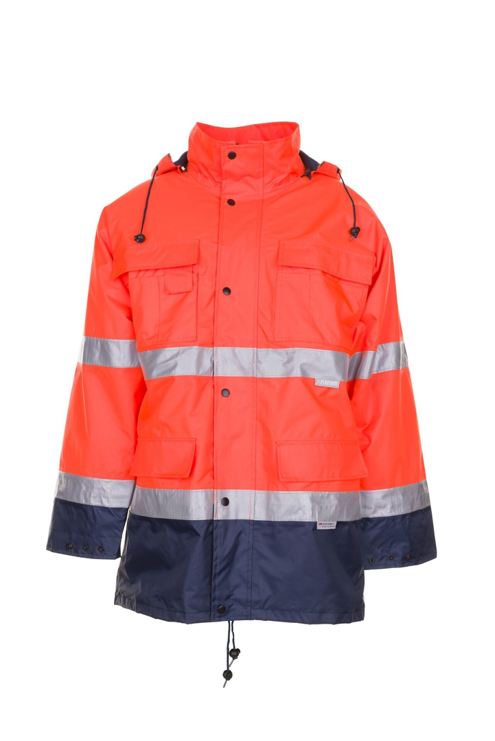 PLANAM Warnschutz Parka 2056 Atmungsaktiv Orange/Marine Gr. XL