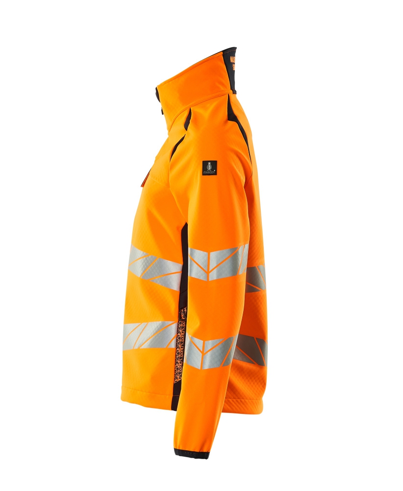 MASCOT Soft Shell Jacke 19012-143 Accel. Safe, orange/schwarzbl, Gr. XL