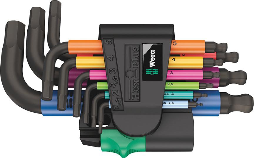 WERA 950/9 Hex-Plus Mulitcolour 2 05133164001