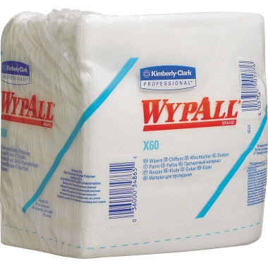 WYPALL X60 Wischtücher 6034 Viertelfalz 31x32cm ws 76 St./Pack.