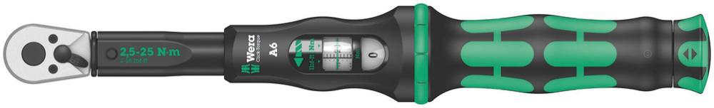 WERA Drehmomentschlüssel Click-Torque A5, 2,5-25 Nm, 1/4"