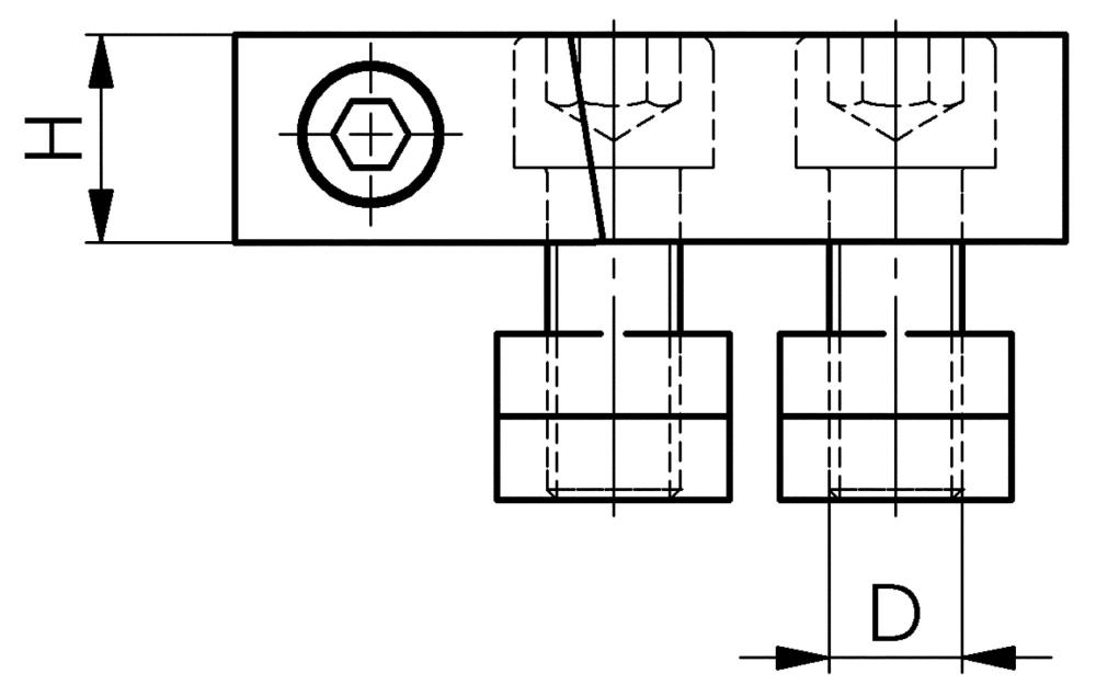 AMF Tiefspannbacken Bulle 12 mm / 3 mm