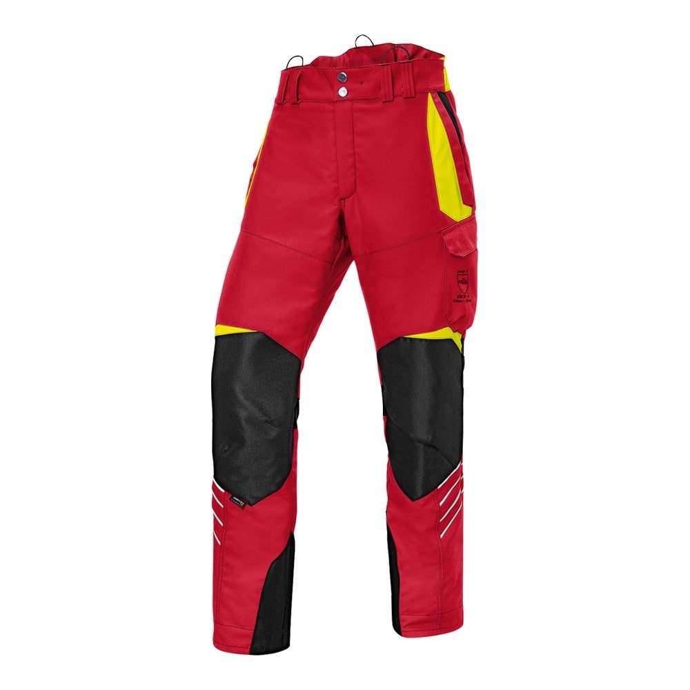 KÜBLER FOREST Schnittschutzhose PSA 3 rot/warngelb S-82