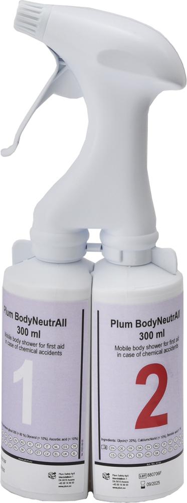 PLUM Sprühflasche Bodyneutral 2x300 ml