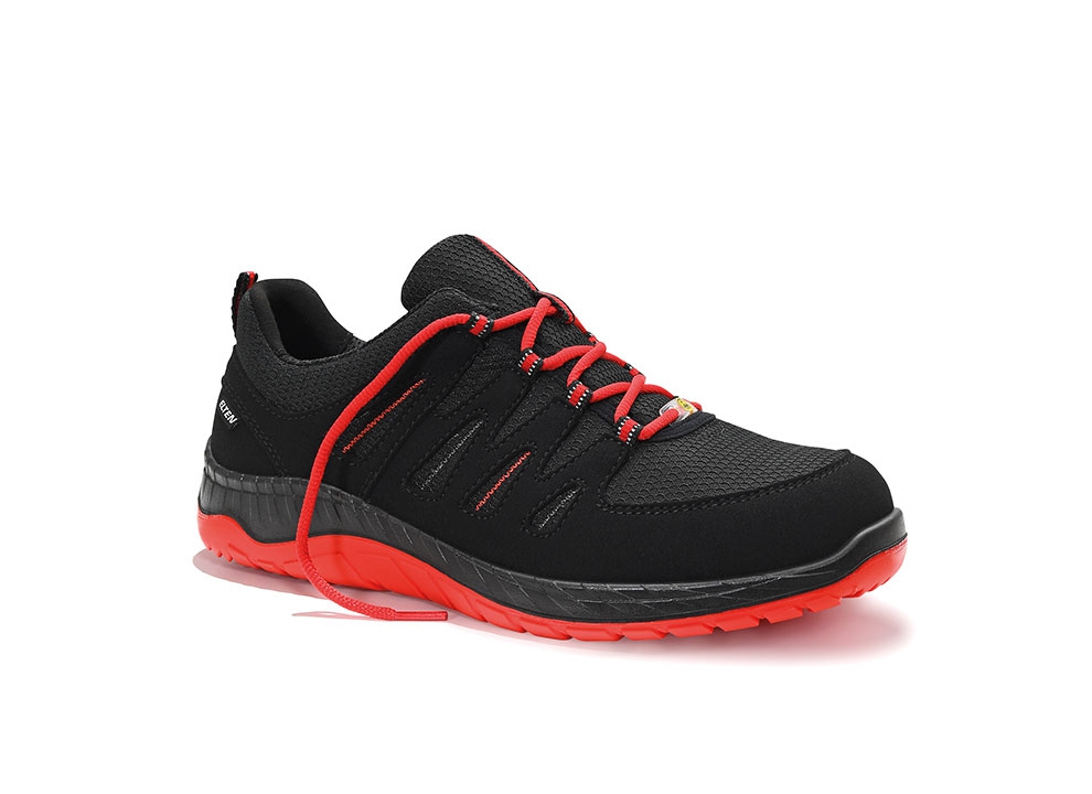 ELTEN Sicherheitshalbschuh 729561 MADDOX black-red Low ESD S3, Gr. 48