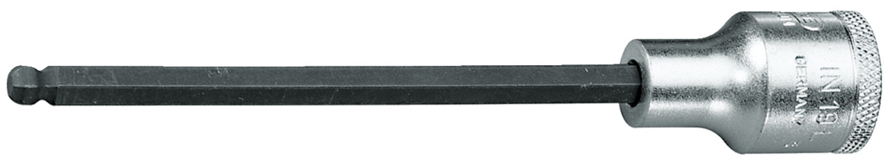 GEDORE Schraubendrehereinsatz 1/2" lang Kugelkopf IN 6mm,IN 19 LK 6-140, 6162810