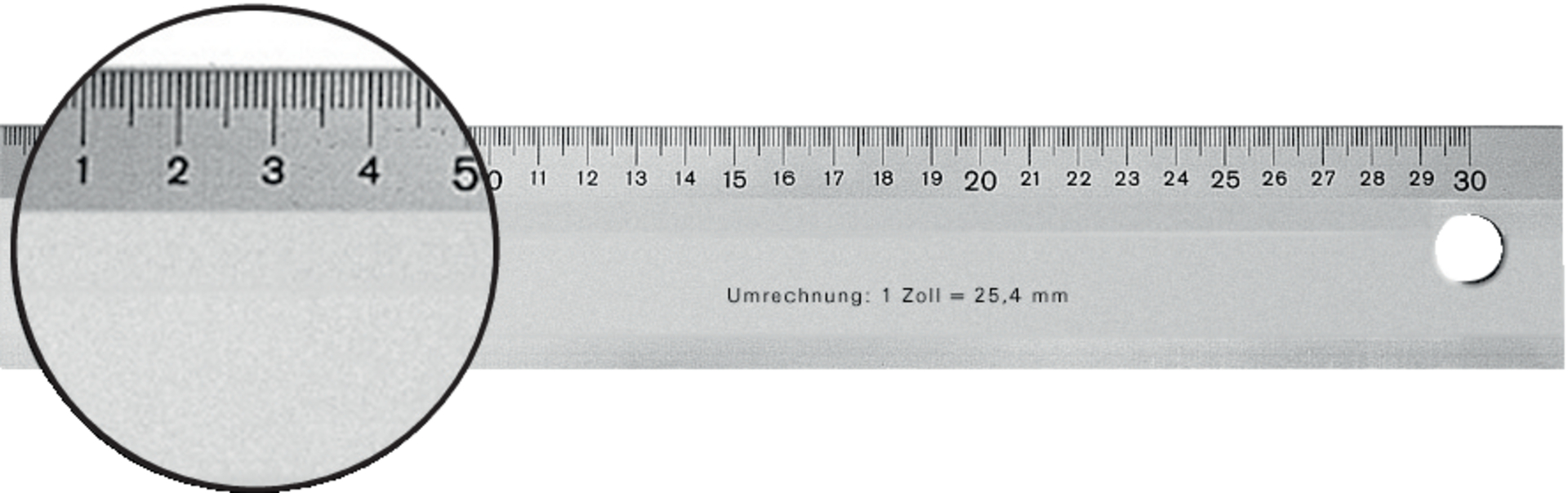 FORMAT Leichtmetall-Maßstab 1000mm