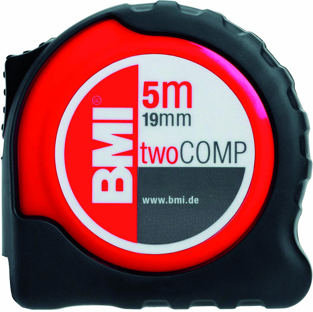 BMI Taschenbandmaß twoCOMP 10 m x 25 mm