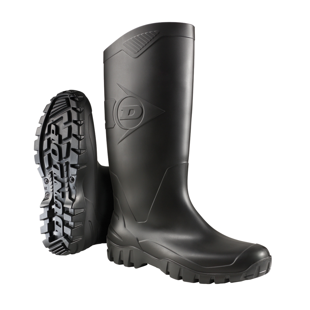 DUNLOP Gummistiefel Dane PVC Gr. 39 schwarz, K600011