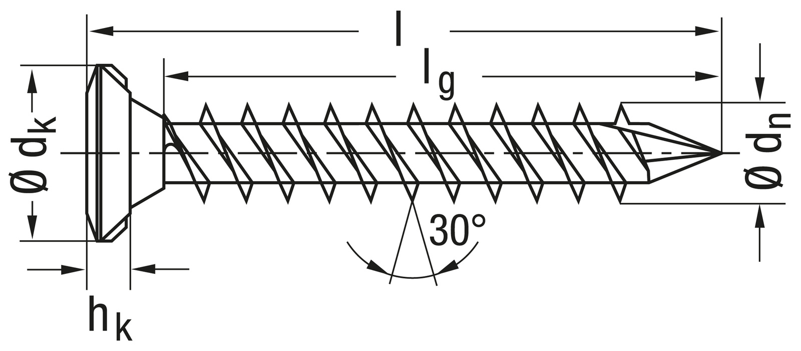 SPAX Fex-Beschlagschraube Sonderkopf PH2 Bremsrippen CUT WIROX 2000ST, 4x38mm