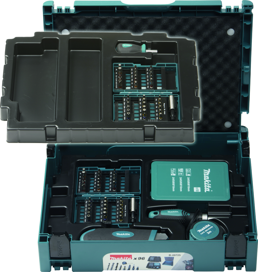 MAKITA Bohrer-Bit-Set 96 tlg. im MakPac