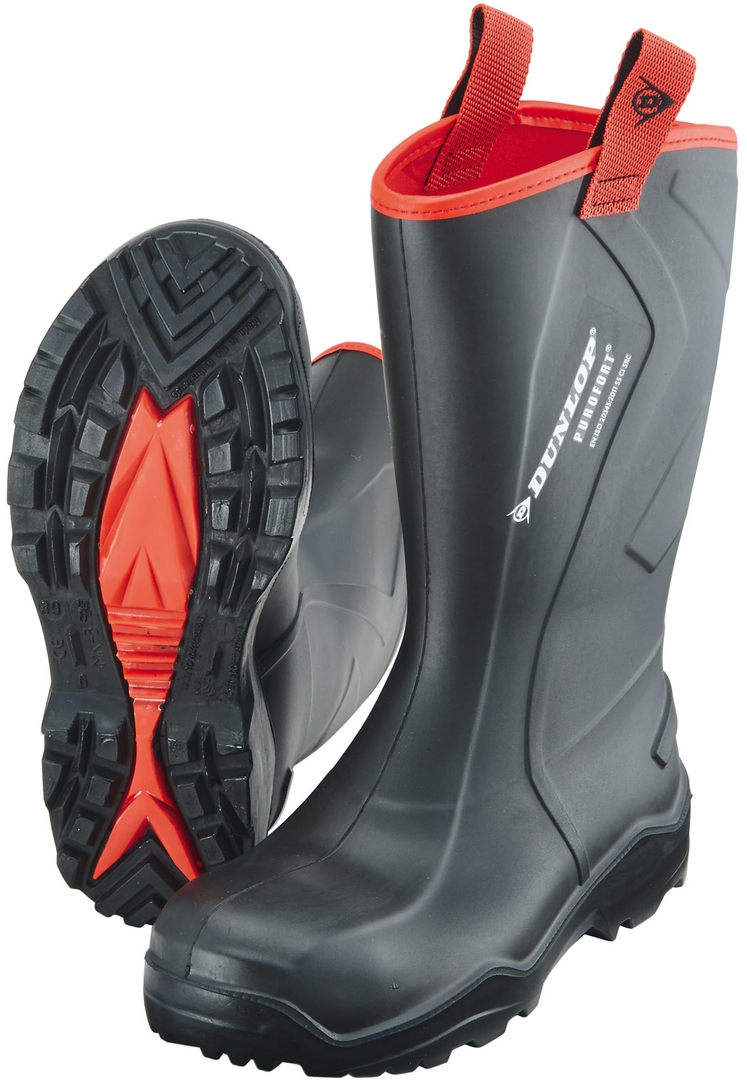 DUNLOP Stiefel Purofort+ Rugged schwarz Gr. 46